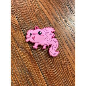 Pink Axolotl Keychain Charm Minecraft Toy Silicone Collectable (no Chain)